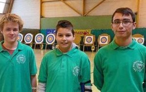 Les jeunes archers en concours à Plogastel Saint Germain