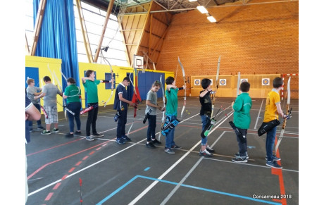 Nos jeunes débutants à Concarneau